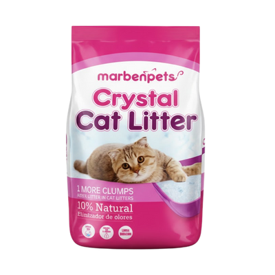 Arena Crystal Cat Litter (Caja 8 Bolsas 3.8 lt)