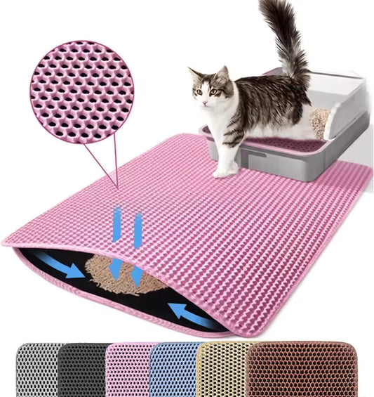 Alfombra atrapa arena rosa de 55x75 cm de la marca Mundotito, diseñada para limpiar zapatos y mantener el suelo seco.