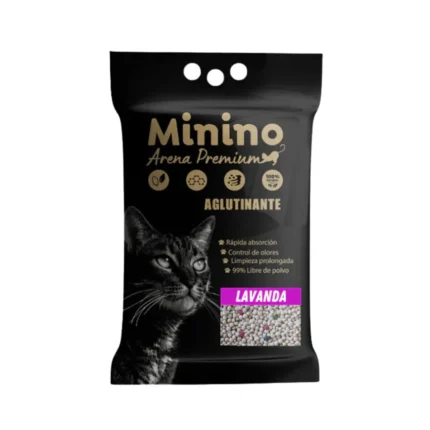 Arena para Gatos Minino 4 kg - Aroma Lavanda