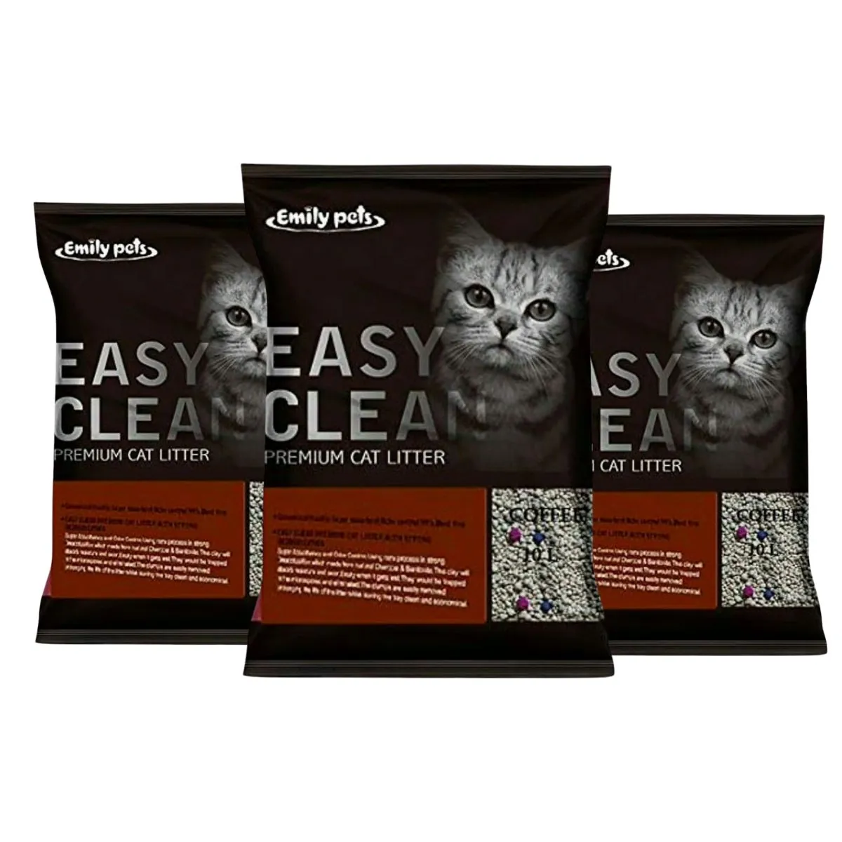 253.webp Pack Ahorro Arena Easy Clean 24 kg (3x8 kg) - Café - Imagen 1
