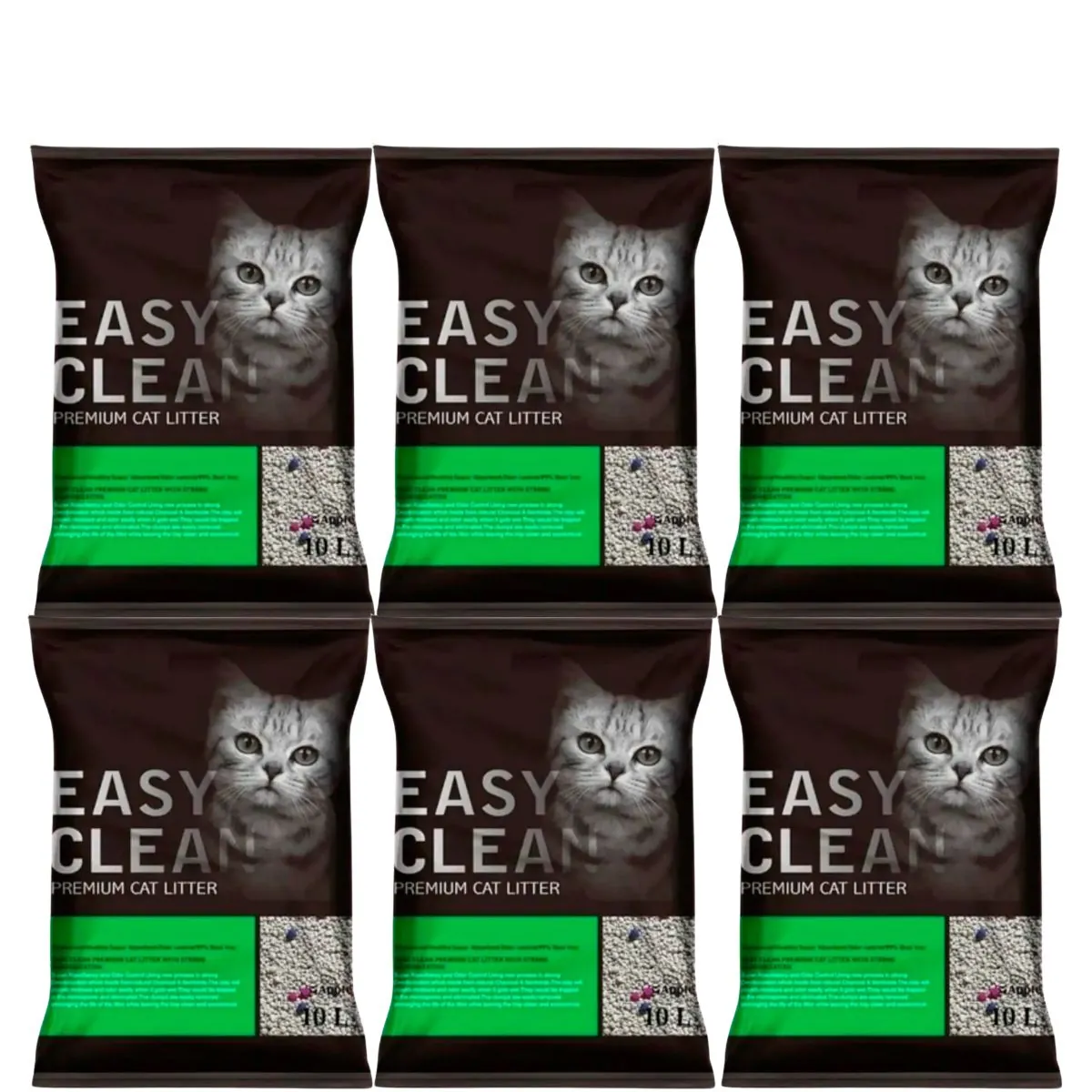 276.webp Pack Ahorro Arena Easy Clean 24 kg (6x4 kg) - Manzana - Imagen 1