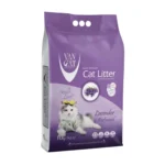 Arena para Gatos Van Cat 10 kg - Aroma Lavanda