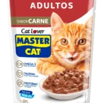 Master Cat Trocitos Jugosos para Gatos 85g - Sabor Carne