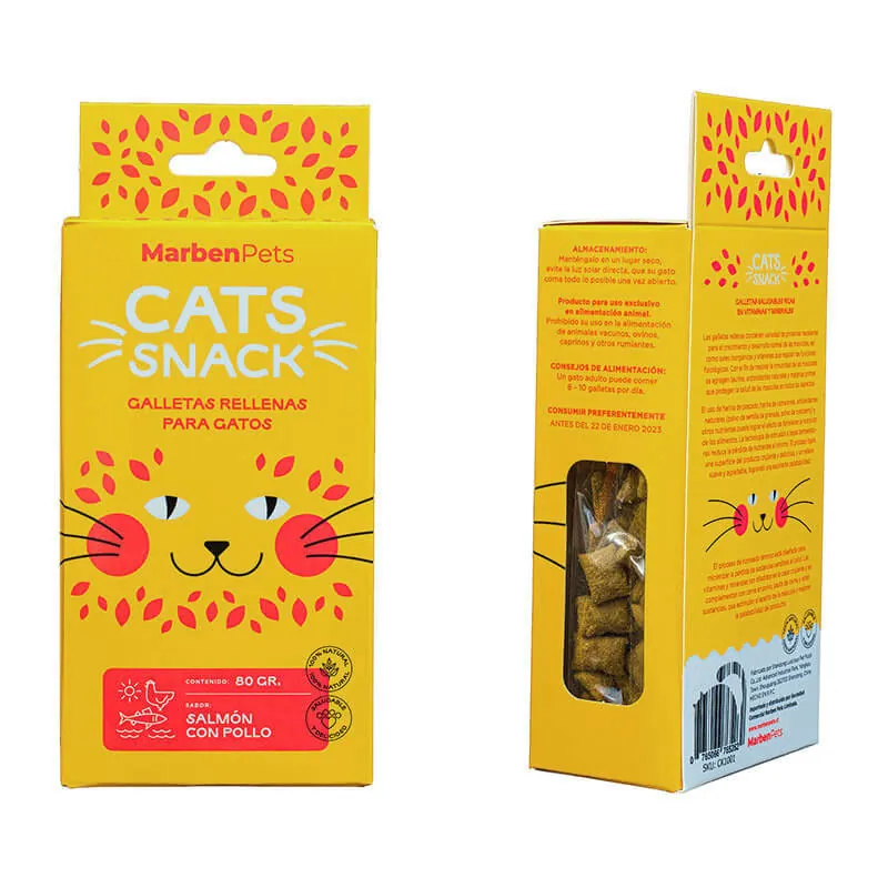 47.webp Galletas Rellenas Cat's Snack - Salmón con Pollo - Imagen 1