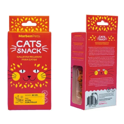 Galletas Rellenas Cat's Snack - Atún con Pollo